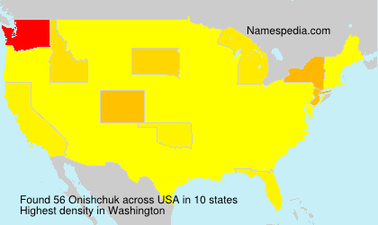 Surname Onishchuk in USA Surname Onishchuk in USA