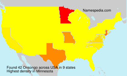 Surname Onsongo in USA Surname Onsongo in USA