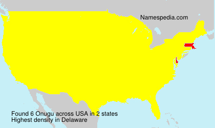 Surname Onugu in USA Surname Onugu in USA
