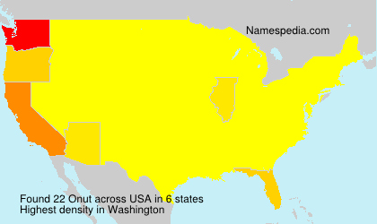 Surname Onut in USA Surname Onut in USA