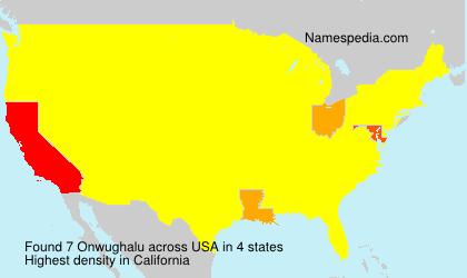 Surname Onwughalu in USA Surname Onwughalu in USA