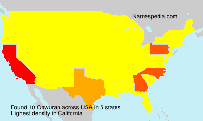 Surname Onwurah in USA Surname Onwurah in USA