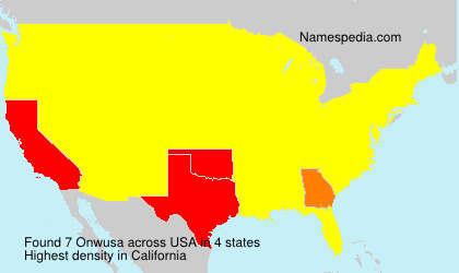 Surname Onwusa in USA Surname Onwusa in USA
