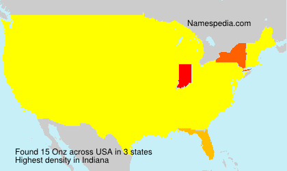 Surname Onz in USA Surname Onz in USA