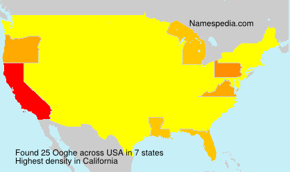 Surname Ooghe in USA Surname Ooghe in USA