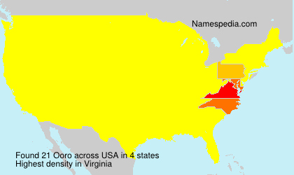 Surname Ooro in USA Surname Ooro in USA