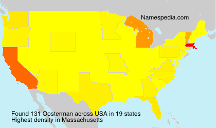 Surname Oosterman in USA Surname Oosterman in USA