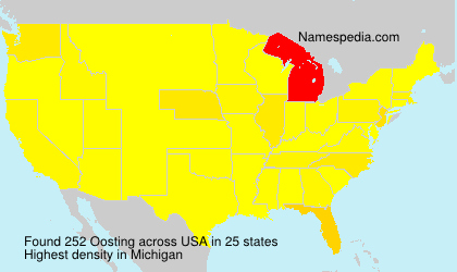 Surname Oosting in USA Surname Oosting in USA