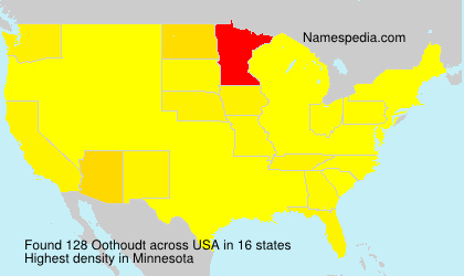 Surname Oothoudt in USA Surname Oothoudt in USA
