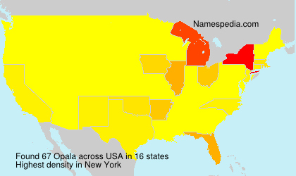 Surname Opala in USA Surname Opala in USA