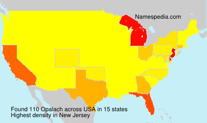 Surname Opalach in USA Surname Opalach in USA