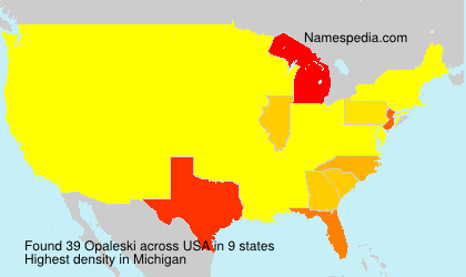 Surname Opaleski in USA Surname Opaleski in USA