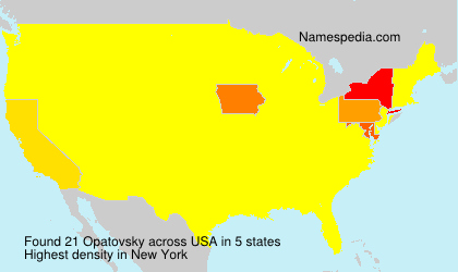 Surname Opatovsky in USA Surname Opatovsky in USA