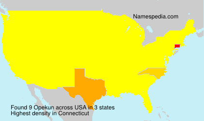 Surname Opekun in USA Surname Opekun in USA