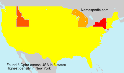 Surname Opira in USA Surname Opira in USA
