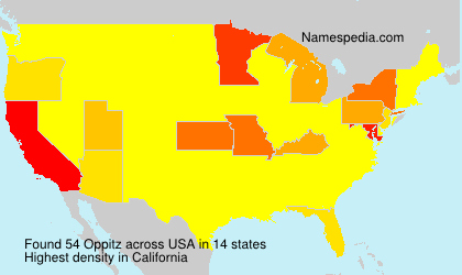 Surname Oppitz in USA Surname Oppitz in USA