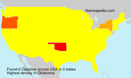 Surname Oppolzer in USA Surname Oppolzer in USA