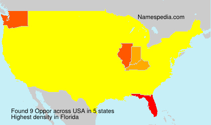Surname Oppor in USA Surname Oppor in USA