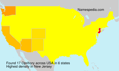 Surname Oprihory in USA Surname Oprihory in USA
