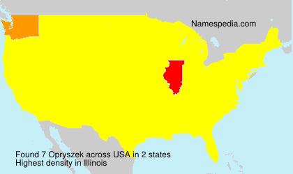 Surname Opryszek in USA Surname Opryszek in USA