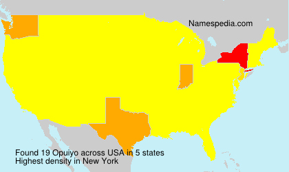 Surname Opuiyo in USA Surname Opuiyo in USA