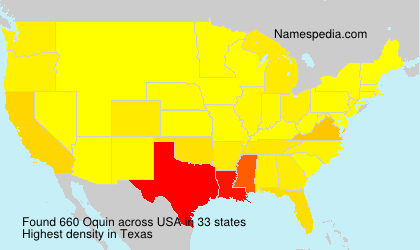 Surname Oquin in USA Surname Oquin in USA
