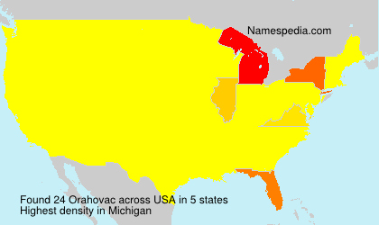 Surname Orahovac in USA Surname Orahovac in USA
