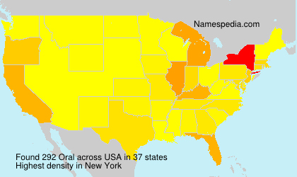 Surname Oral in USA