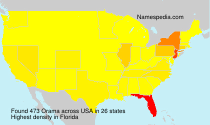 Surname Orama in USA