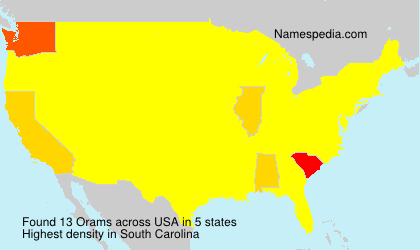 Surname Orams in USA Surname Orams in USA
