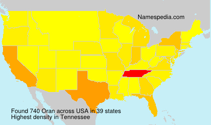 Surname Oran in USA