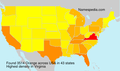 Surname Orange in USA