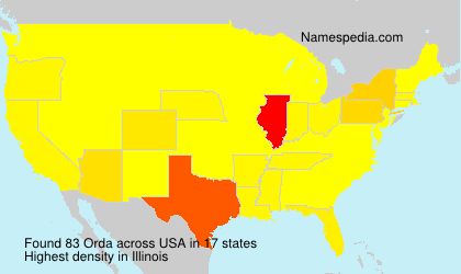 Surname Orda in USA Surname Orda in USA