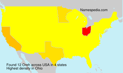 Surname Oreh in USA Surname Oreh in USA