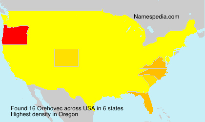 Surname Orehovec in USA Surname Orehovec in USA