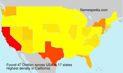 Surname Orellan in USA Surname Orellan in USA