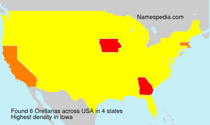 Surname Orellanas in USA Surname Orellanas in USA