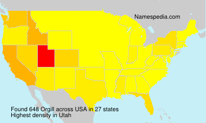 Surname Orgill in USA Surname Orgill in USA