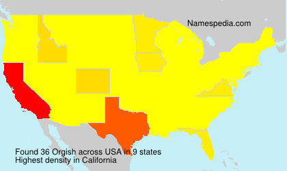Surname Orgish in USA Surname Orgish in USA