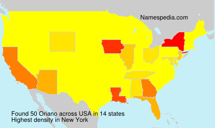 Surname Oriano in USA Surname Oriano in USA