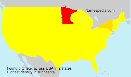 Surname Orieux in USA Surname Orieux in USA