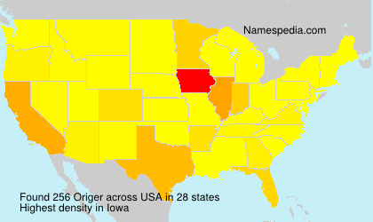 Surname Origer in USA Surname Origer in USA