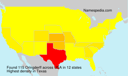 Surname Oringderff in USA Surname Oringderff in USA