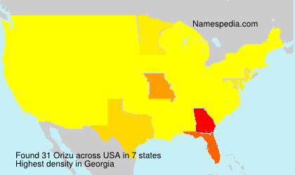 Surname Orizu in USA Surname Orizu in USA