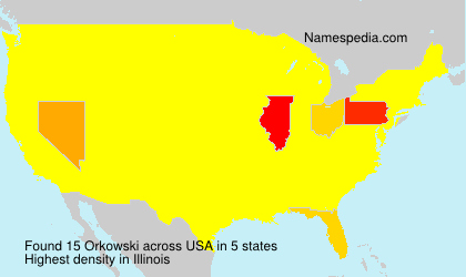 Surname Orkowski in USA