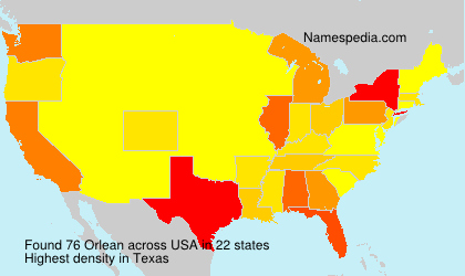 Surname Orlean in USA Surname Orlean in USA