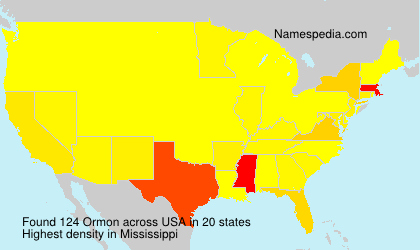 Surname Ormon in USA