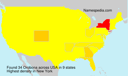 Surname Orobona in USA Surname Orobona in USA