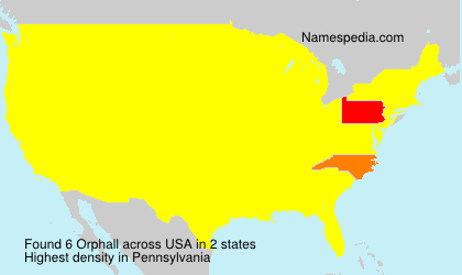 Surname Orphall in USA Surname Orphall in USA