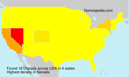 Surname Orpiada in USA Surname Orpiada in USA
